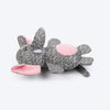 HUFT Squeaky Snugglephant Plush Toy For Dog - Grey - Heads Up For Tails