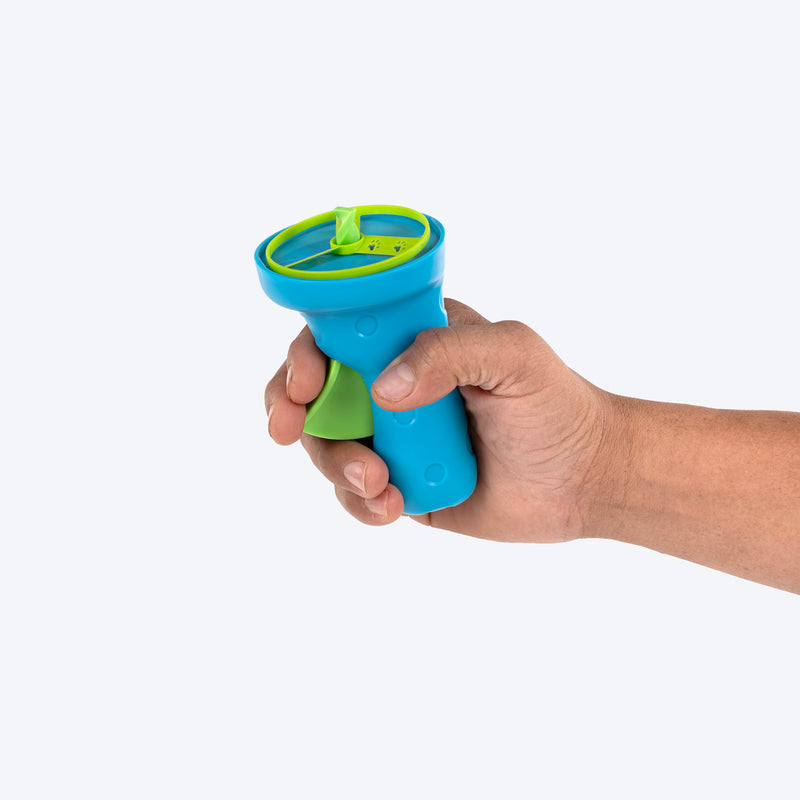 HUFT Flingo Flying Disc Toy For Cat - Blue & Green