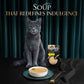 Sheba Soup With Chicken Wet Food For Cat - 40 gm x 4 pcs - Heads Up For Tails