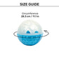 Dash Dog Glowy Squeaky Ball Toy For Dog - Blue