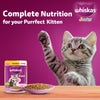 Whiskas Chicken in Gravy (2-12 Months) Wet Food For Junior Kitten - 80 gm Pack - Heads Up For Tails