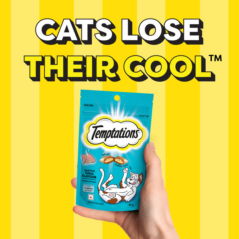 Temptations Cat Treat Tuna Flavour - 85g - Heads Up For Tails