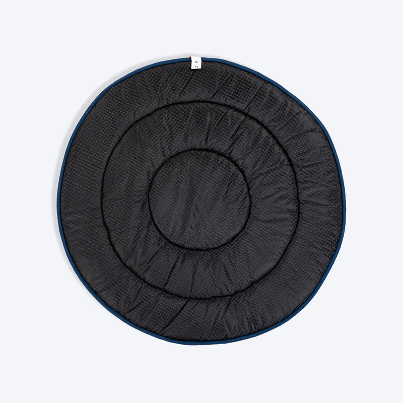 HUFT Jungle Dreams Round Mat For Dog - Blue - Heads Up For Tails
