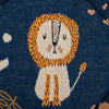 HUFT Jungle Dreams Round Mat For Dog - Blue - Heads Up For Tails