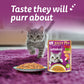 Whiskas Tasty Mix Wet Food Made With Real Fish (Seafood Cocktail & Wakame Seaweed) in Gravy For Adult (1+ year) Cat - 70 gm Pack