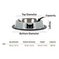 HUFT Eyes On Prize Printed Steel Bowl For Cat - Grey
