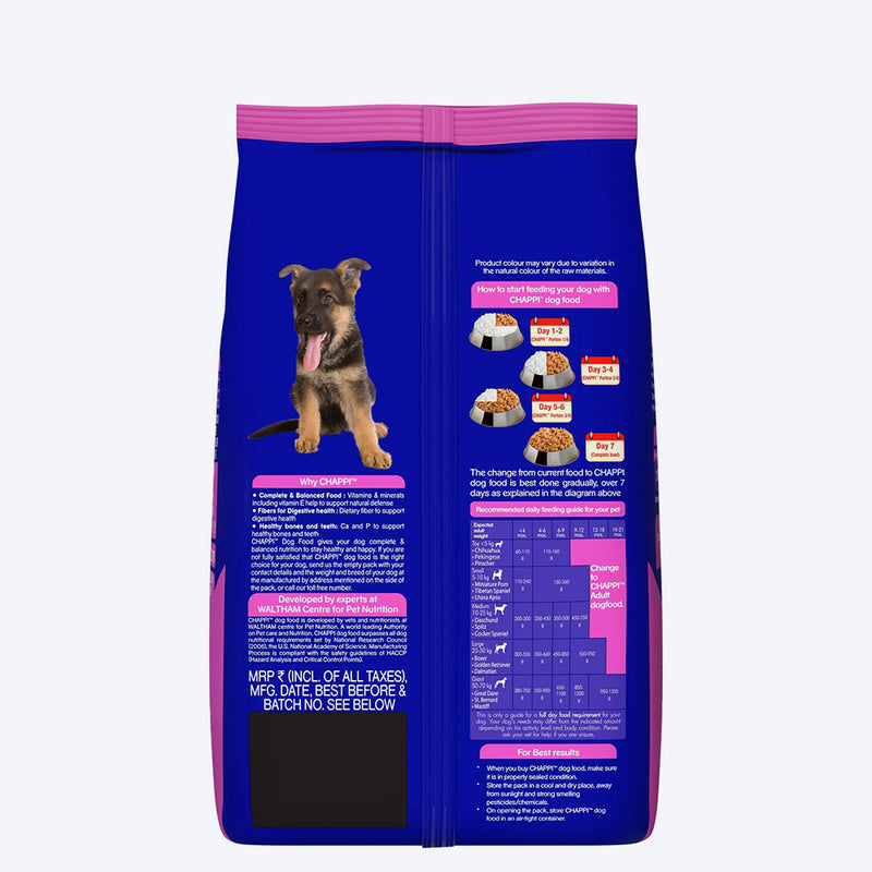 Chappi Chicken & Milk Dry Food For Puppy - Heads Up For Tails