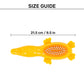 HUFT Brush Buddy Duck Chew Toy For Dog - Yellow