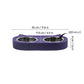 HUFT Cat Face Double Diner With Steel Inserts For Cats & Kittens - Violet