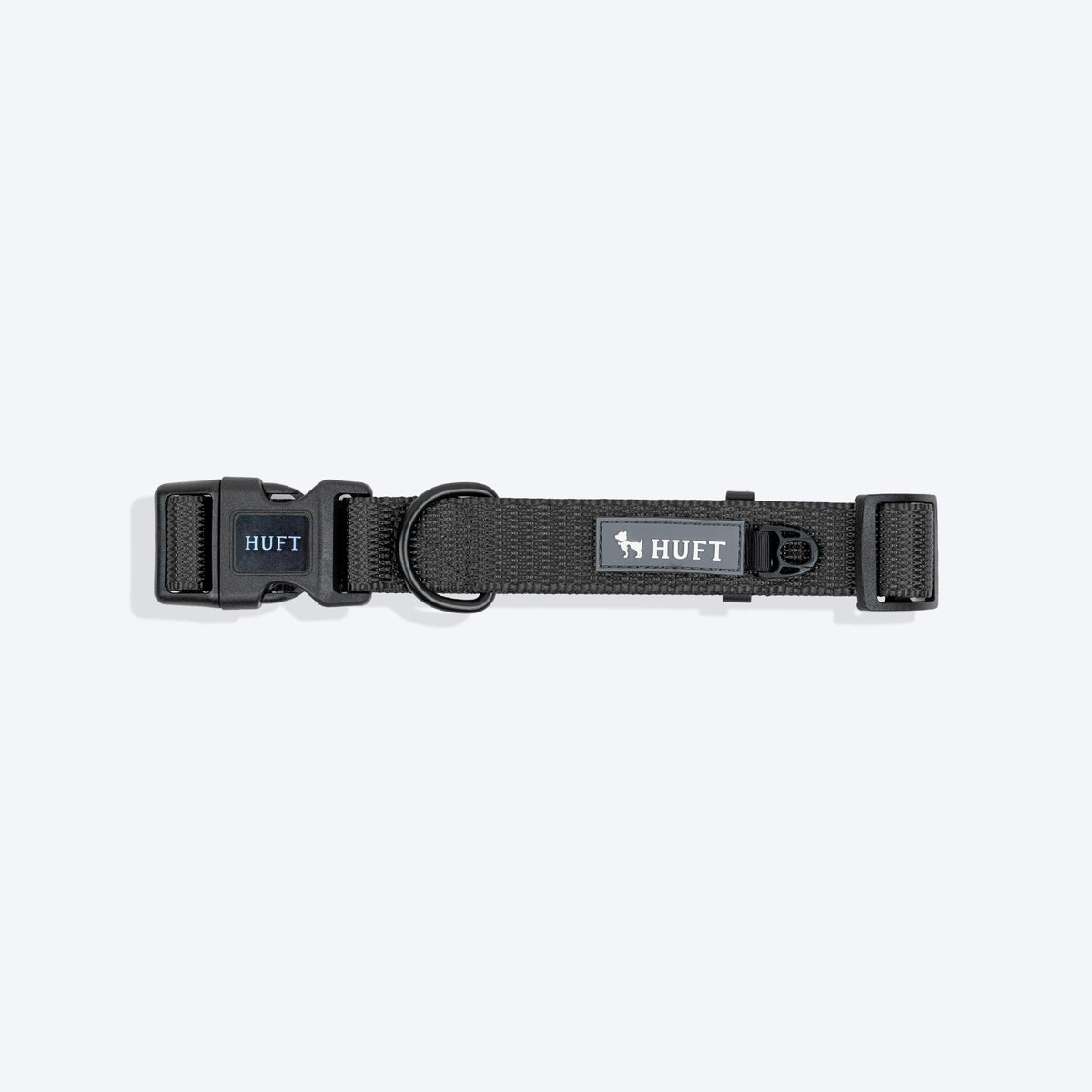 HUFT Classic Collar For Dog - Coal Black - Heads Up For Tails
