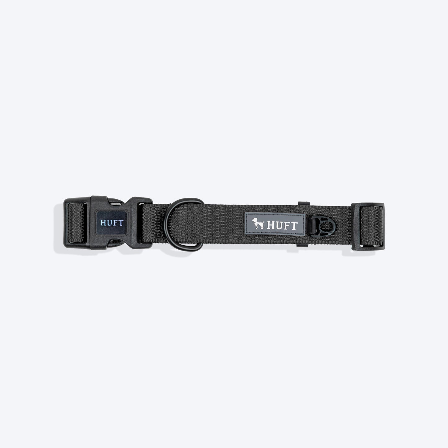 HUFT Classic Collar For Dog - Coal Black - Heads Up For Tails