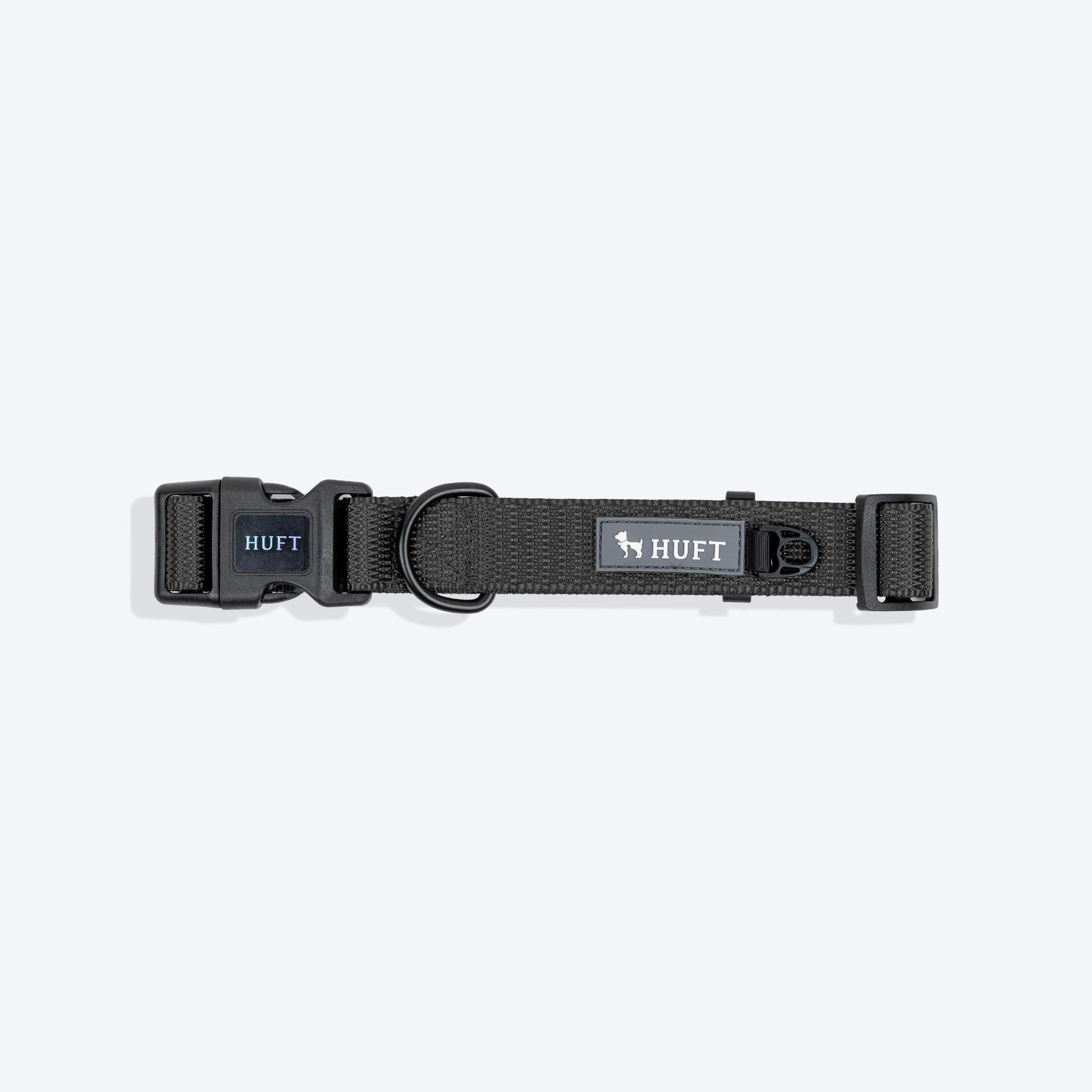 HUFT Classic Collar For Dog - Coal Black - Heads Up For Tails