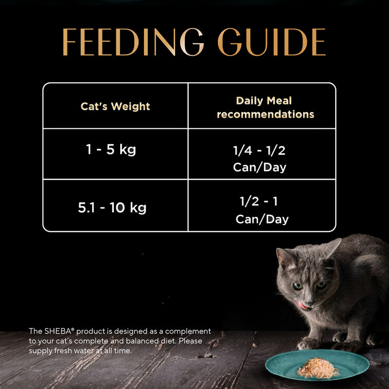 Sheba Deluxe Premium (1+ Years) Succulent Chicken Breast in Gravy Adult Wet Cat Food - 85 gm Packs - Heads Up For Tails