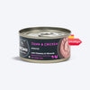 Meowsi by HUFT Tuna & Chicken in Mousse Canned Cat Wet Food, 80 gm, with vitamins and minerals, grain-free.
