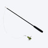 HUFT Flutterbug Extendable Wand Toy For Cat - Green & Black