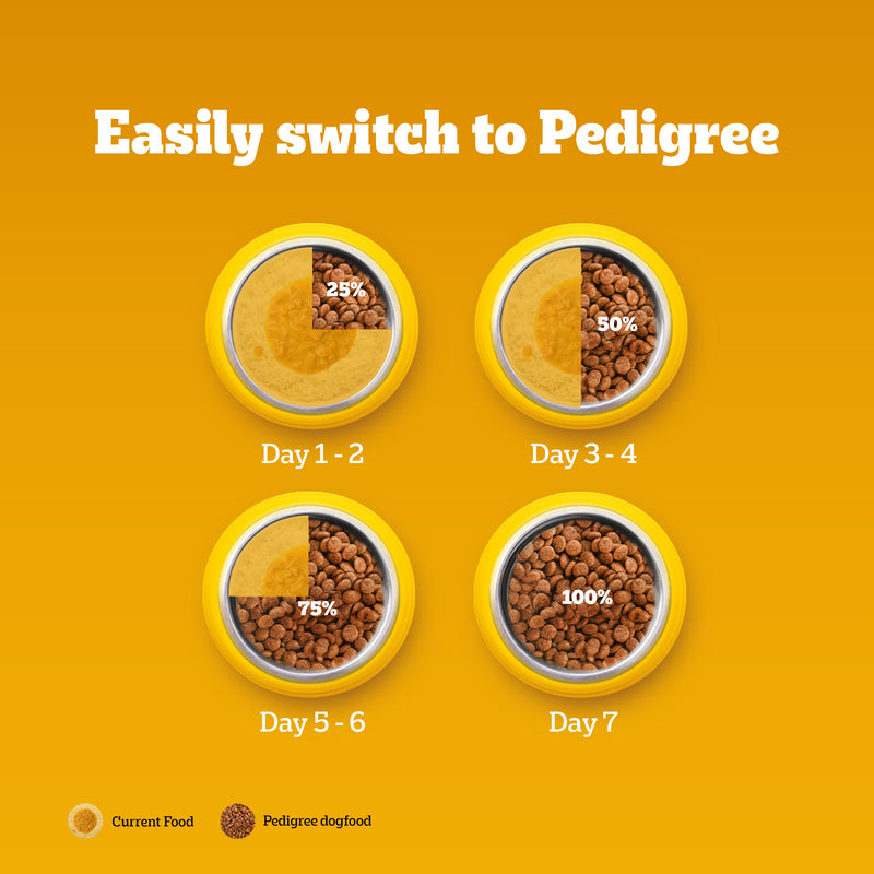 Pedigree Meat & Milk Puppy Dry Puppy Food - Heads Up For Tails