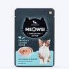 Meowsi by HUFT Chicken & Salmon Mousse Kitten Wet Food, 70 gm, complete meal with vitamins and minerals, grain-free.