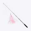 HUFT Pouncers Extendable Wand Toy For Cat - Pink & Black