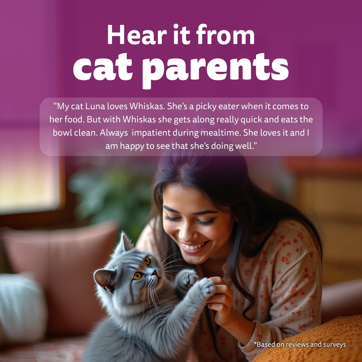 Whiskas Tasty Mix Adult (1+ year) Chicken With Tuna & Carrot in Gravy Wet Cat Food - 70 gm Pack