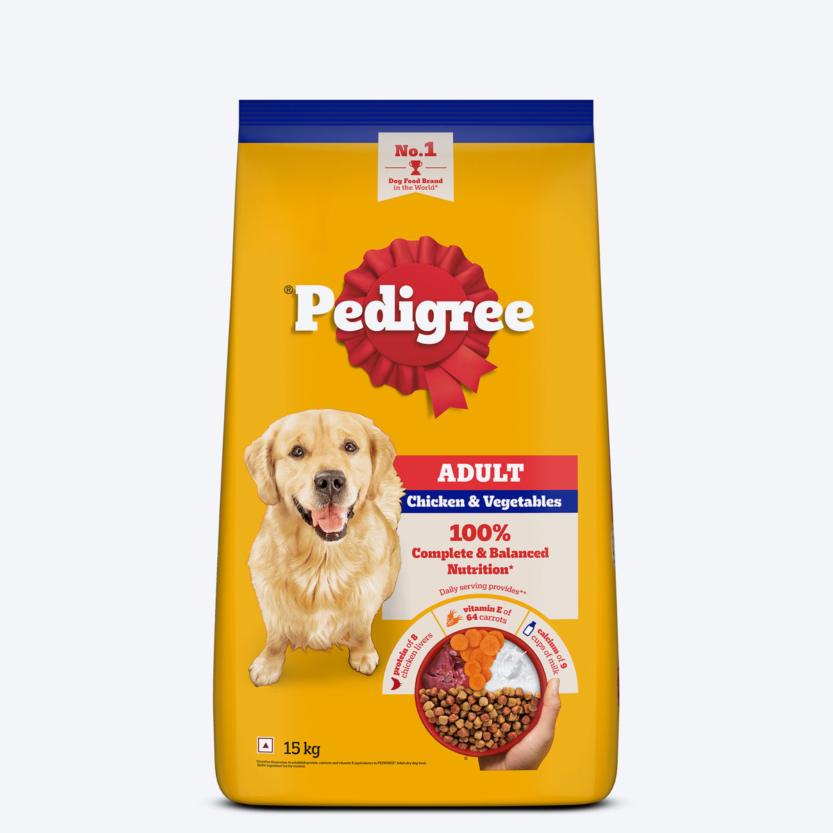 Pedigree Chicken & Vegetables Dry Food For Adult Dog