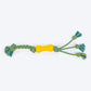 HUFT Tuggables Silly Strings Rope Toy For Dog - Blue & Yellow