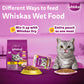Whiskas Salmon in Gravy (1+ Years) Wet Food For Adult Cat - 80 gm Pack - Heads Up For Tails