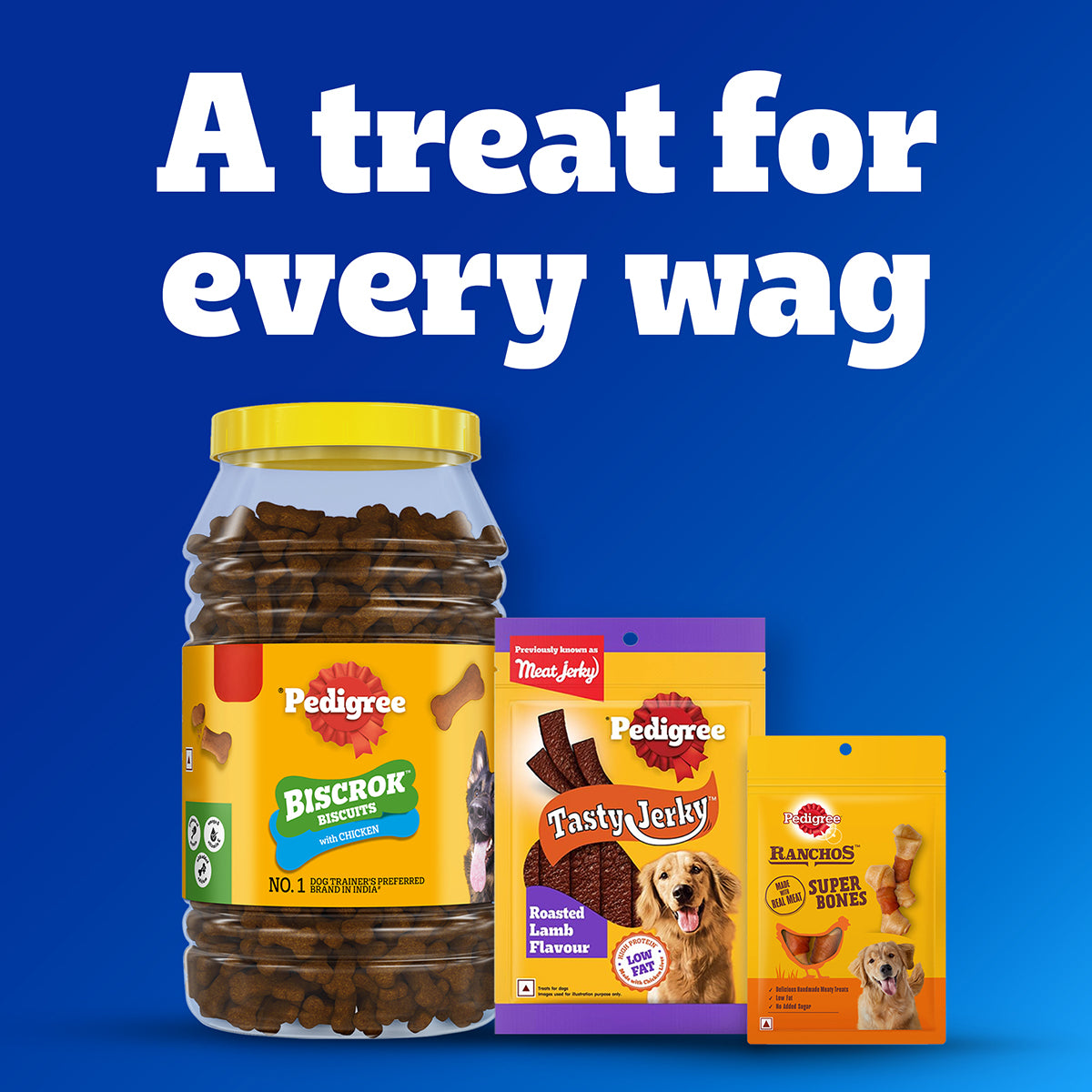 Pedigree Dentastix Dog Treat Weekly Pack For Large Breed - 270 g - Heads Up For Tails