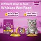 Whiskas Chicken in Gravy (1+ Years) Wet Food For Adult Cat - 80 gm Pack - Heads Up For Tails
