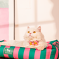 HUFT Blush Bloom Bow Tie With Strap For Cat - Yellow - Heads Up For Tails