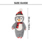 HUFT Frosty Friend Squeaky Plush Toy For Dog - Grey