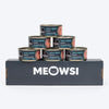 Meowsi by HUFT Tuna & Shrimp in Broth Canned Cat Wet Food, 80 gm, with vitamins and minerals, grain-free.