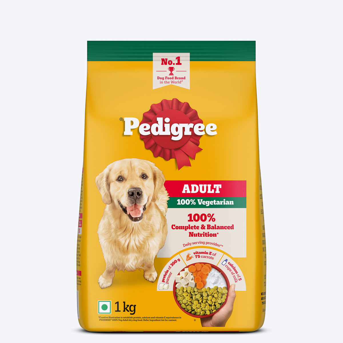 Pedigree 100% Vegetarian Dry Food For Adult Dog