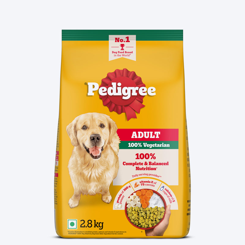 Pedigree 100% Vegetarian Dry Food For Adult Dog