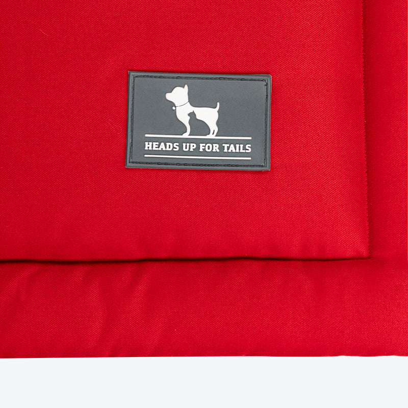 HUFT Cloudy Bear Classic Mat For Dog & Cat - Red