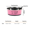 HUFT Cutest Collection Slurp Puppy Bowl - Pink - Heads Up For Tails
