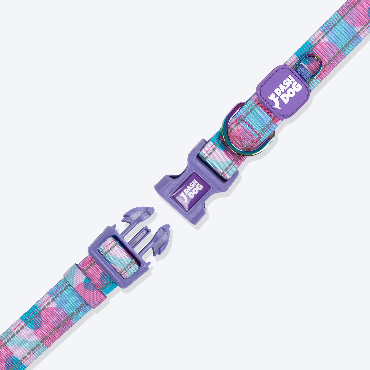 Dash Dog Galaxy Padded Collar For Dog - Purple