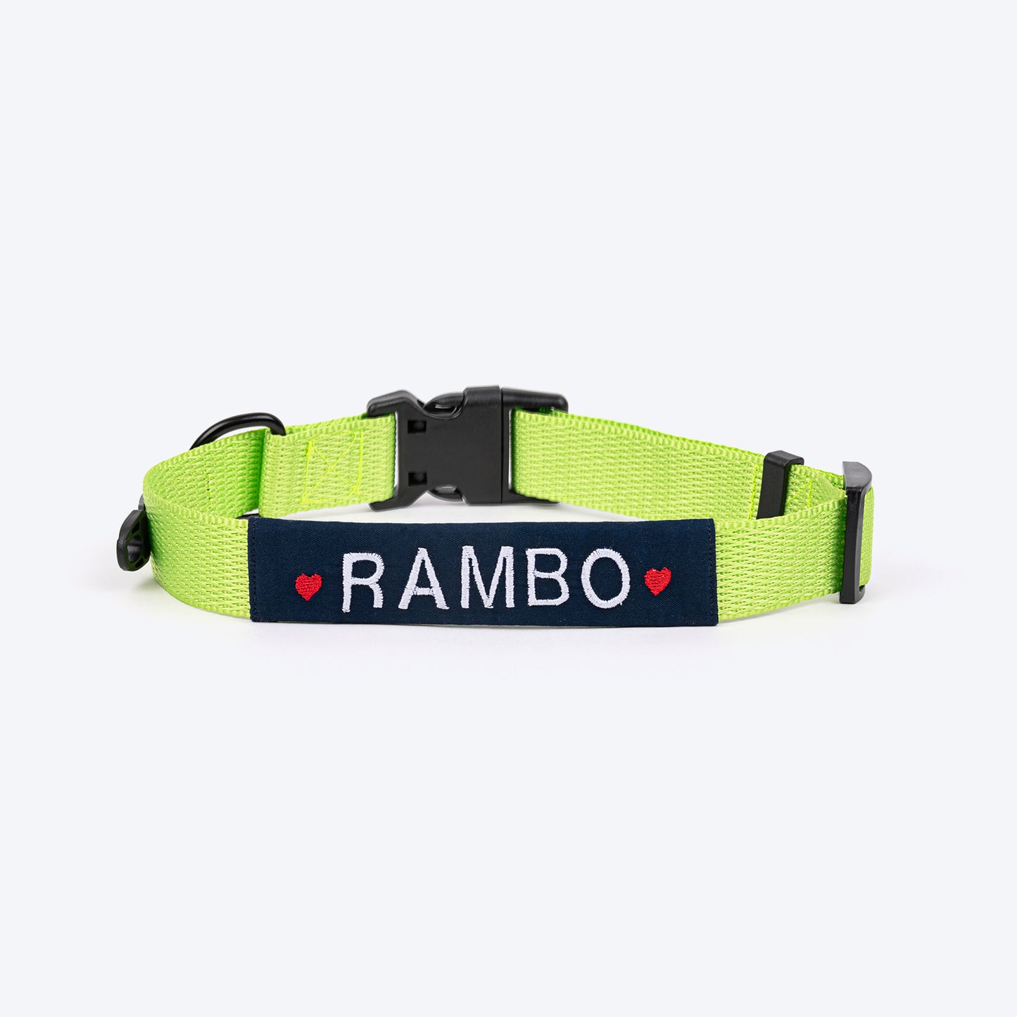 HUFT Personalised Basics Dog Collar - Neon Green