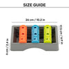 HUFT Slide & Seek Puzzle Interactive Toy For Dog - Multicolor - Heads Up For Tails