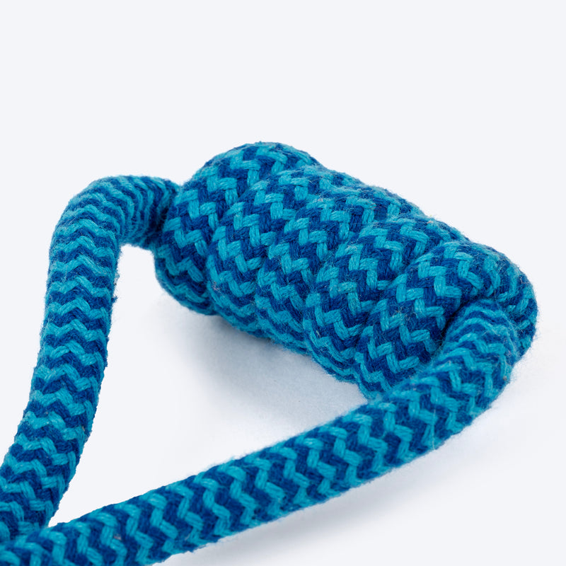 HUFT Tuggables Power Pull Rope Toy For Dog - Blue - Heads Up For Tails