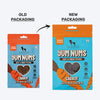 HUFT Yum Nums Dog Treats Soft & Chewy Sticks Carrot With Real Chicken - 70 gm - Heads Up For Tails