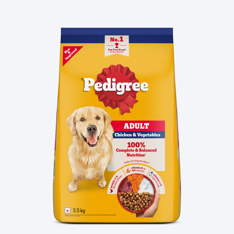 Pedigree Chicken & Vegetables Dry Food For Adult Dog