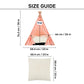 HUFT Personalised Polka Paws Teepee Tent Bed For Dog & Cat - Peach
