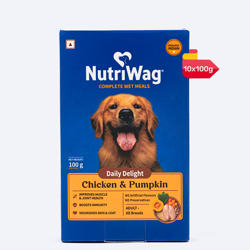 NutriWag Complete Wet Meals With Chicken, Rice & Pumpkin For Dog