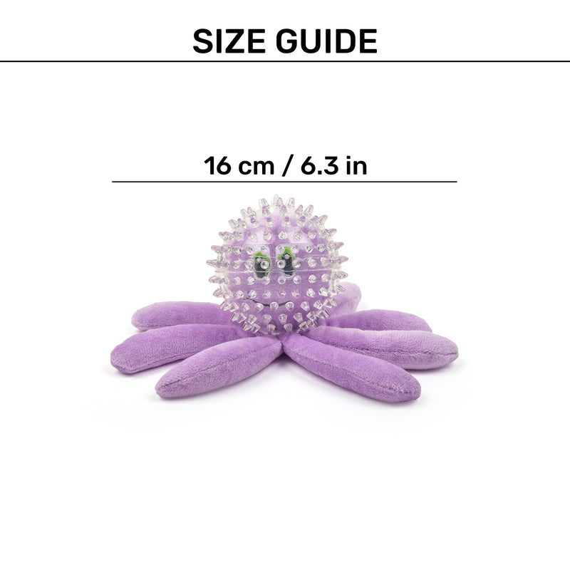 HUFT Sea Wiggler Chew Toy For Dog - Purple - Heads Up For Tails