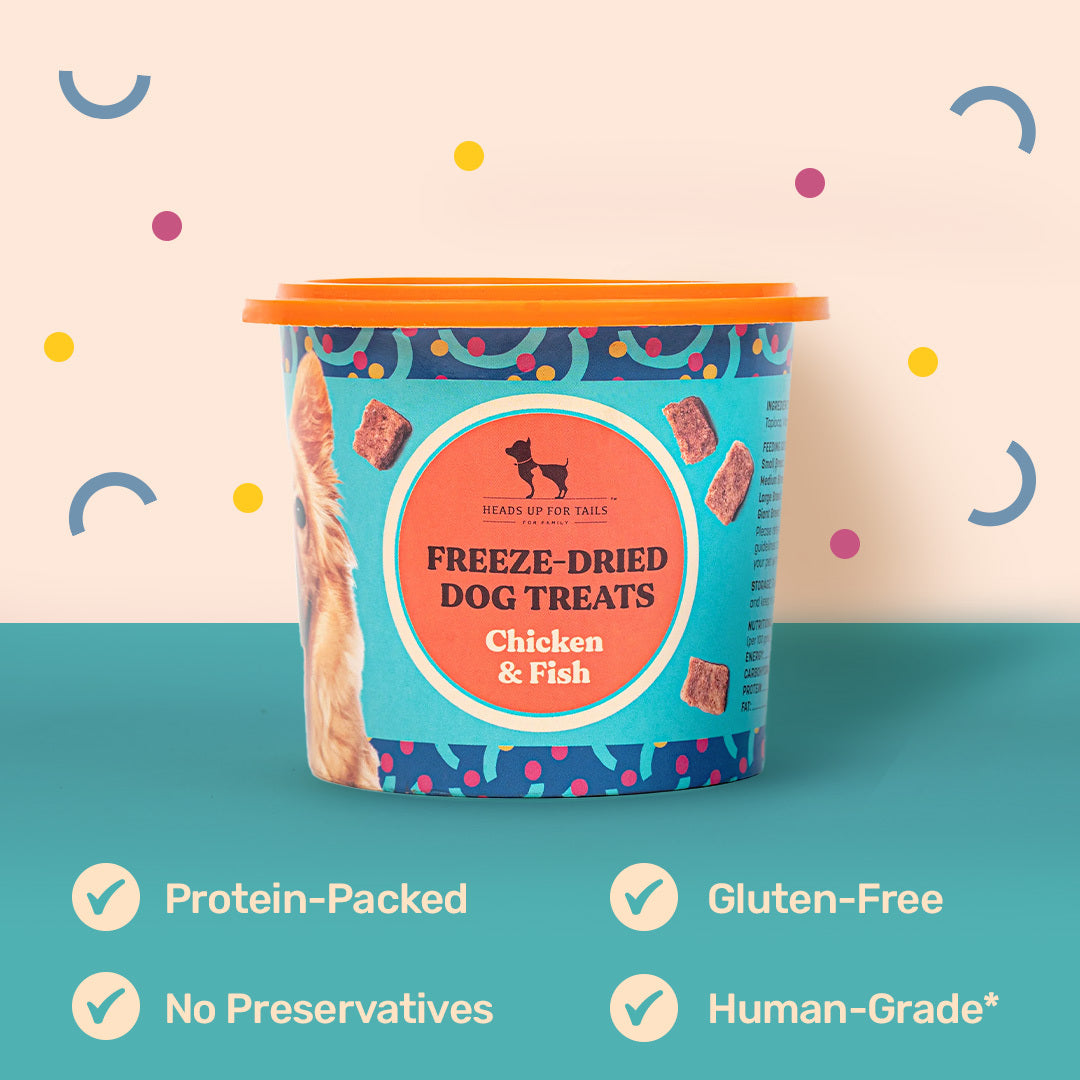 HUFT Freeze-Dried Chicken & Fish Dog Treat - 70 g