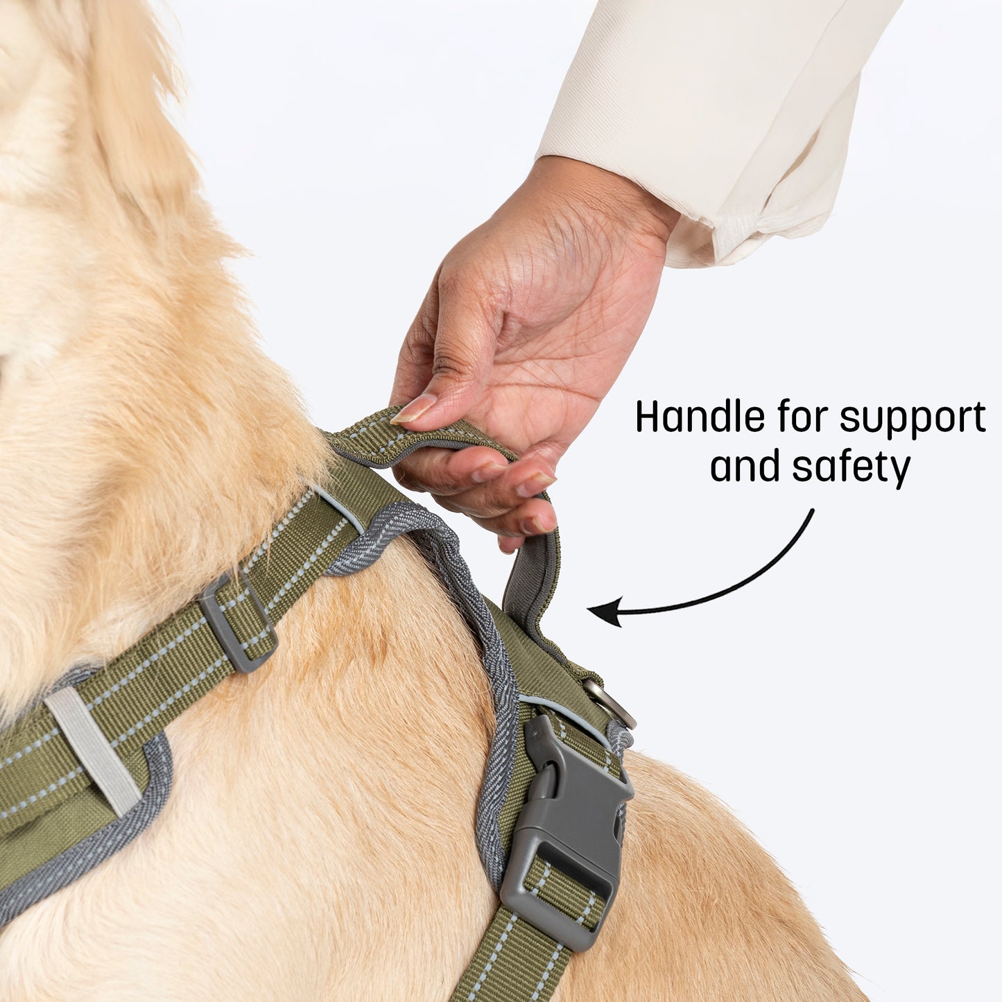 HUFT Active Pet Dog Harness - Olive Green