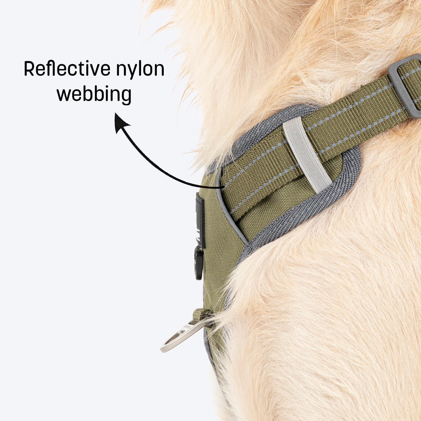 HUFT Active Pet Dog Harness - Olive Green