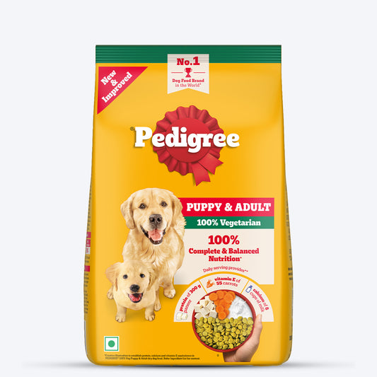 Pedigree Vegetarian Dry Food For Adult Dogs & Puppy