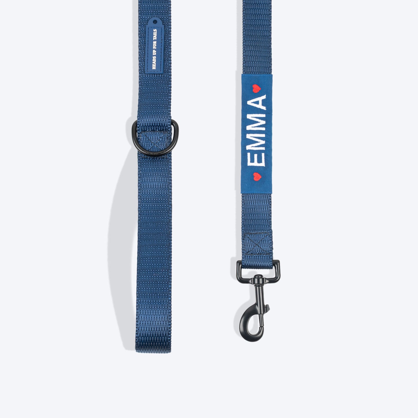HUFT Personalised Classic Dog Leash - Navy
