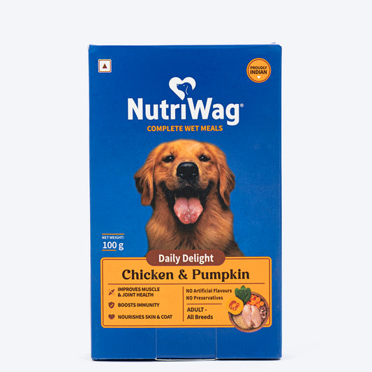 NutriWag Complete Wet Meals With Chicken, Rice & Pumpkin For Dog - Heads Up For Tails
